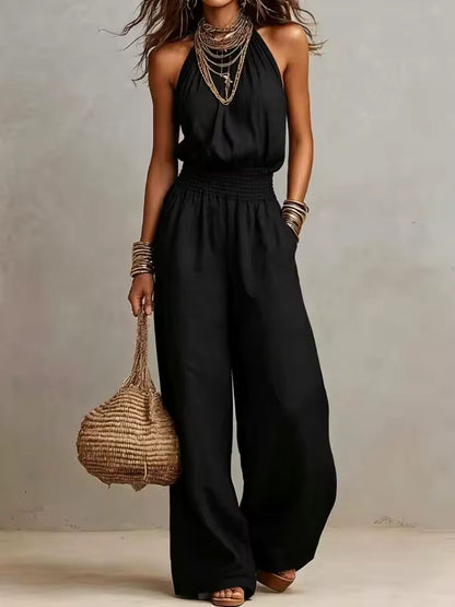 VALERIA™ - HALTER JUMPSUIT