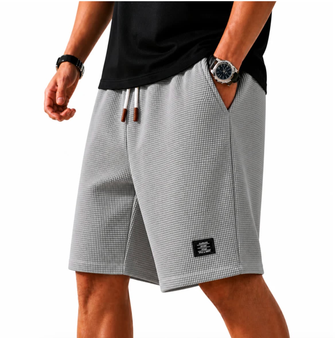 RIVIERA™ - WAFFLE BERMUDA SHORTS