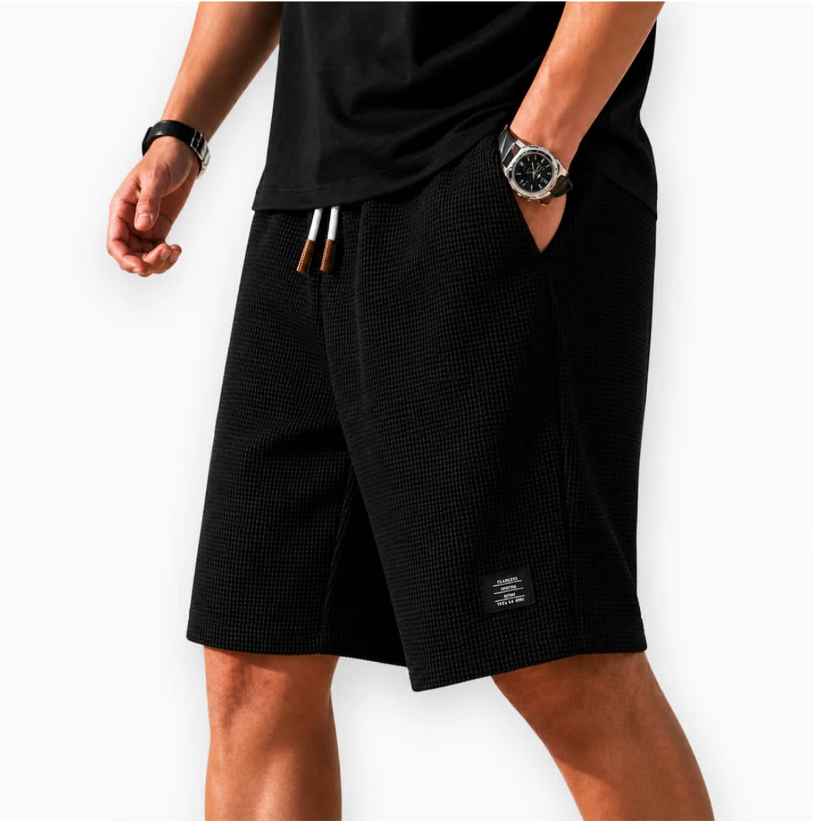 RIVIERA™ - WAFFLE BERMUDA SHORTS