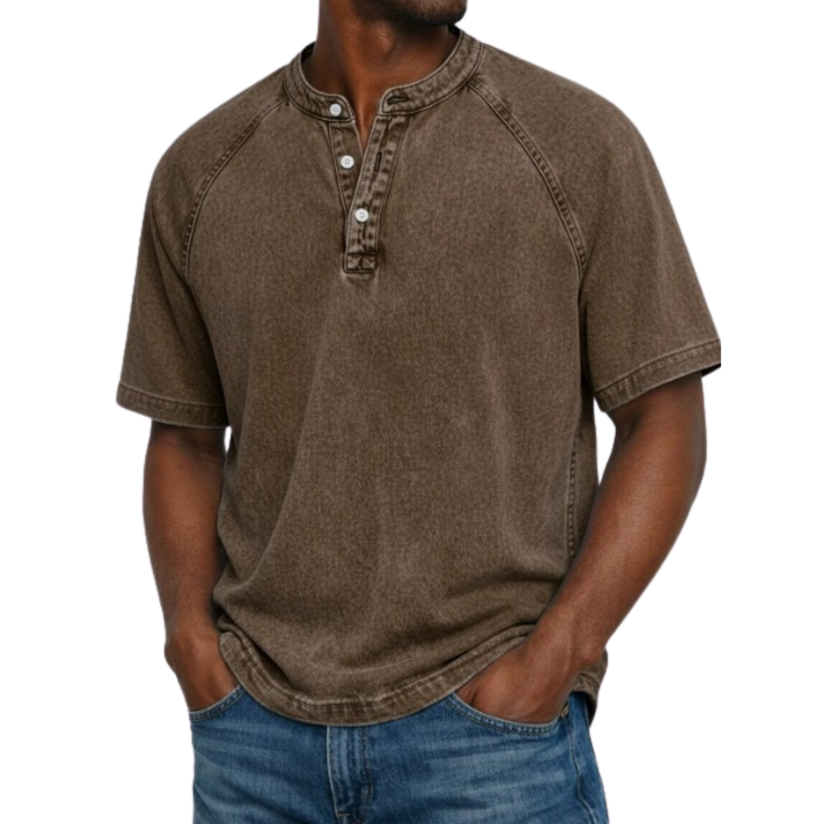 CAZEL™ - NAUTICAL HENLEY SHIRT