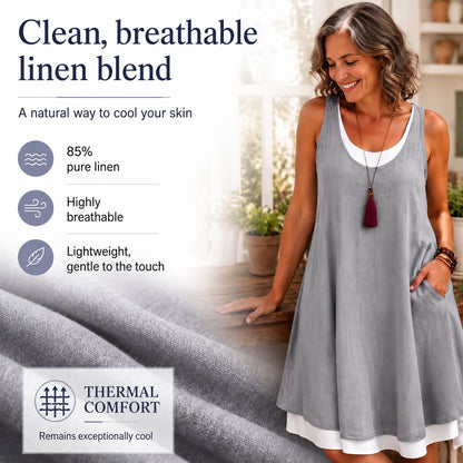 ROSALIND™ - SLEEVELESS TANK DRESS