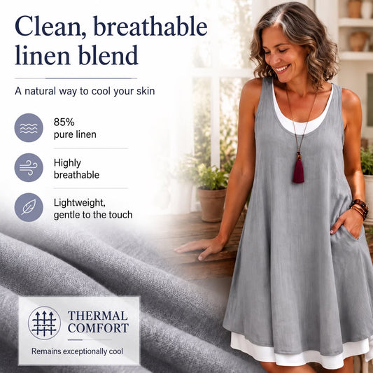 ROSALIND™ - SLEEVELESS TANK DRESS