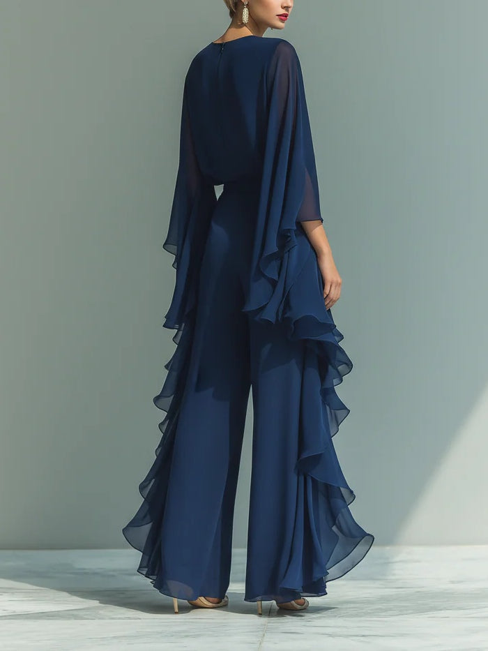 Antaradus - Aurora Chiffon Ruffle Co-Ord Set
