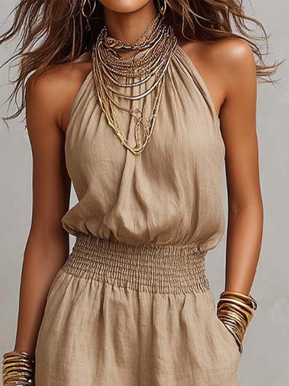 VALERIA™ - HALTER JUMPSUIT