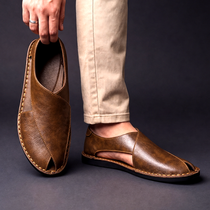 STEFANO™ - STITCHED SLIP-ON MULES