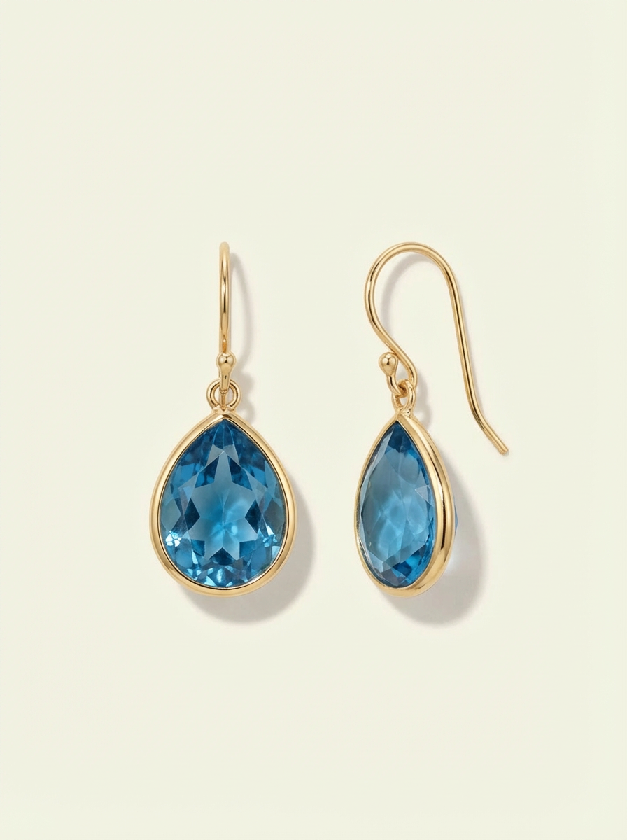 NOVALUX™ - BLUE CRYSTAL DROP EARRINGS