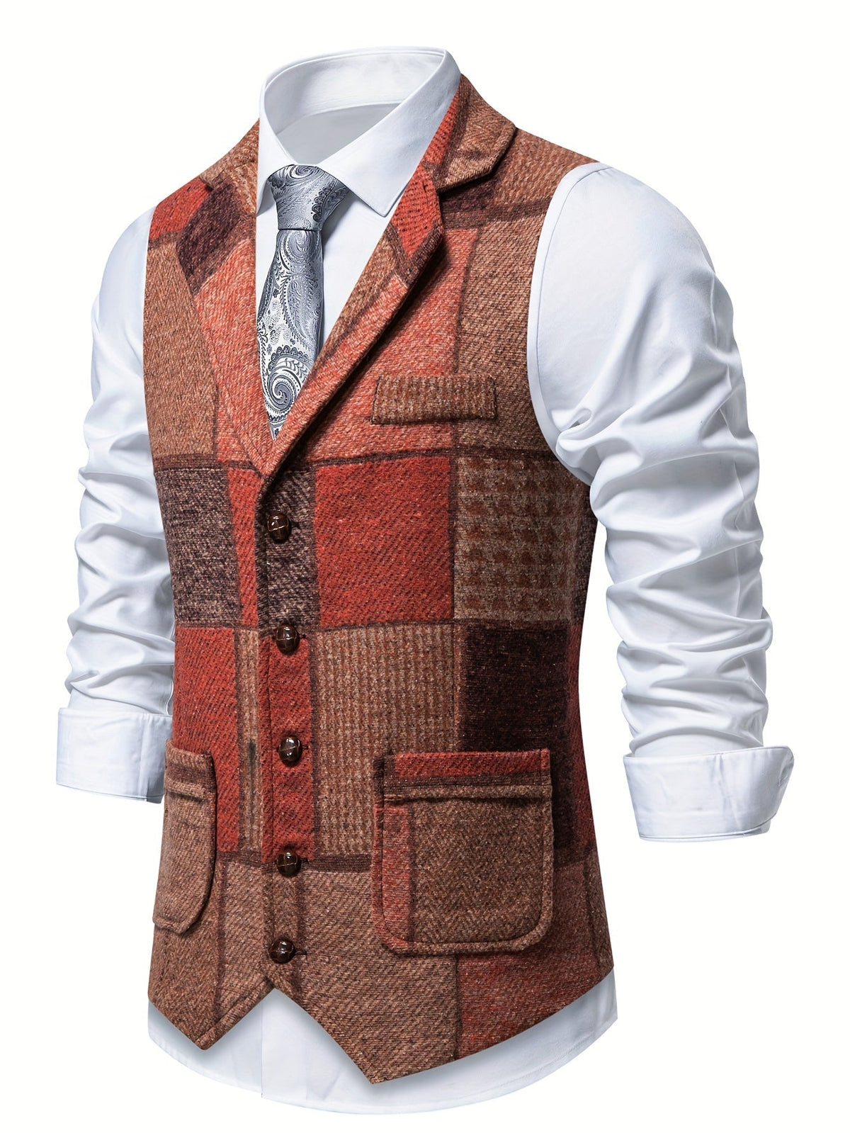 WINSLOW™ - HERRINGBONE TWEED GILET