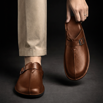 RICCARDO™ - BUCKLE SLIP-ON MULES