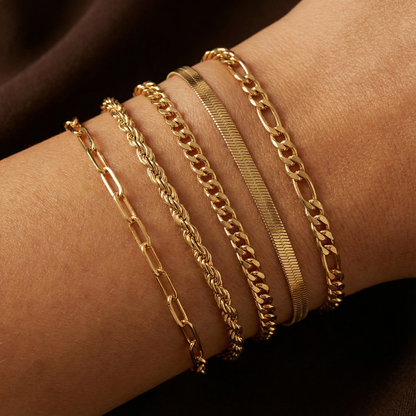 Antaradus - Ellen Gold Bracelet Set