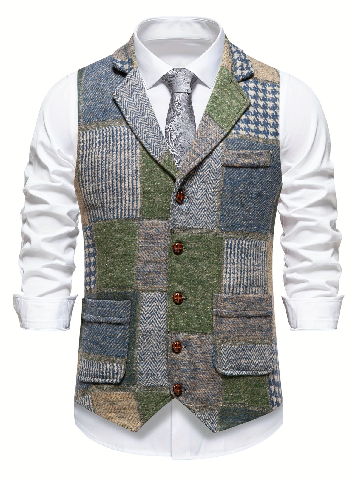 WINSLOW™ - HERRINGBONE TWEED GILET