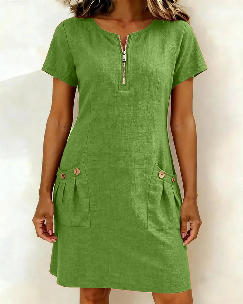 LINA™ - RELAXED A-LINE DRESS