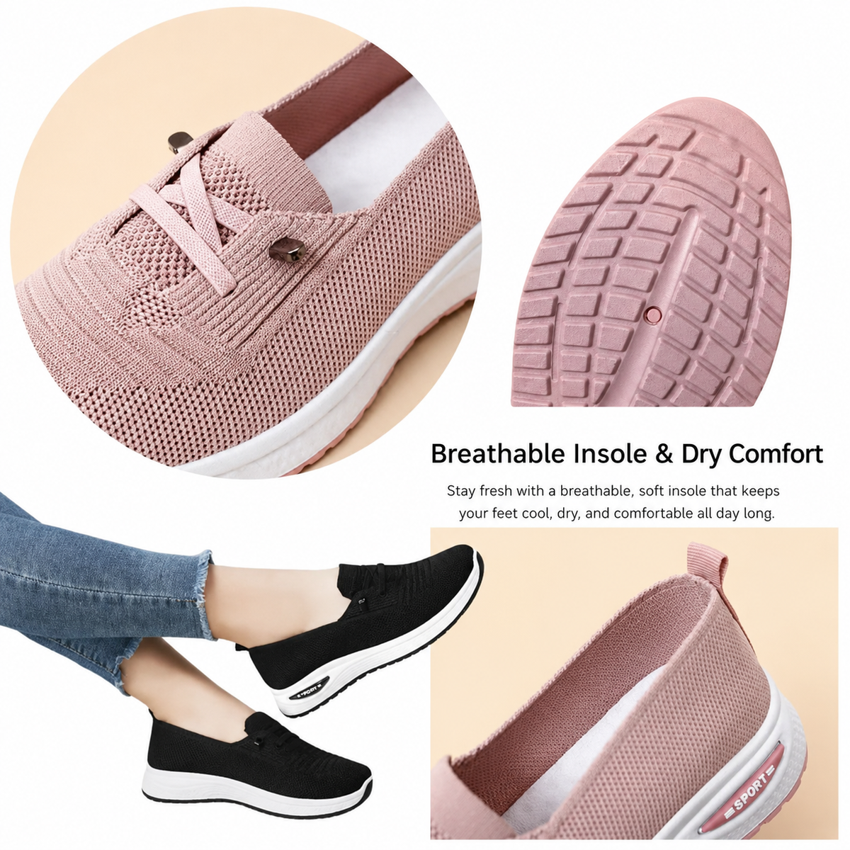 STRIDEFLOW™ - BREATHABLE CASUAL SNEAKERS