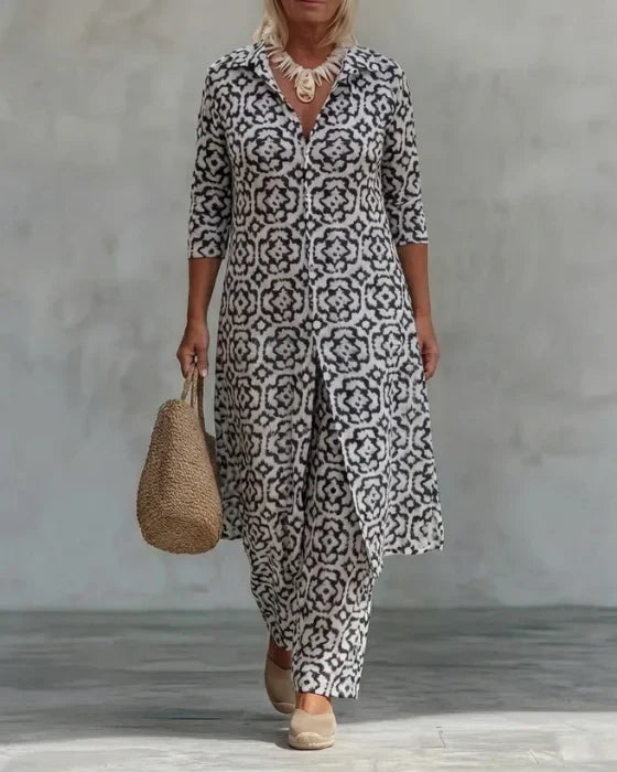 SARA™ - BUTTON-FRONT TWO-PIECE SET