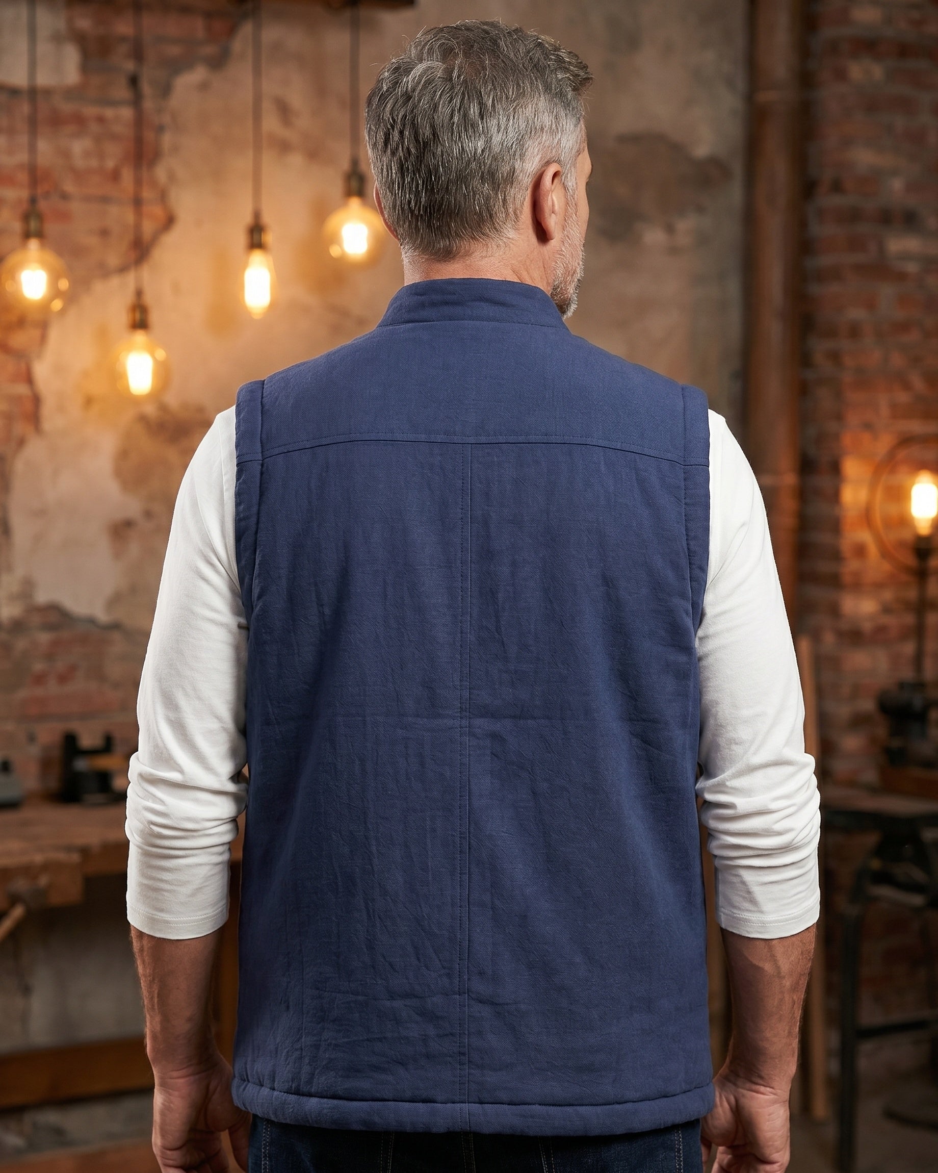ZENO™ - MANDARIN COLLAR VEST