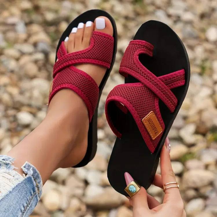 MESHSLIDE™ - CROSSBAND MESH SLIDE SANDAL