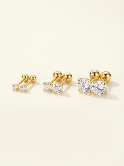 Antaradus - Elegant Earrings Set of 3 Pairs