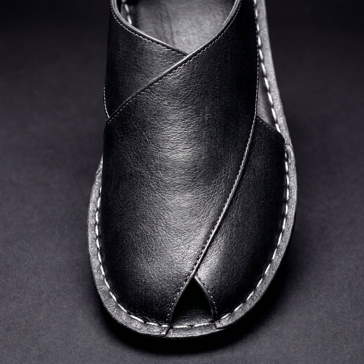 STEFANO™ - STITCHED SLIP-ON MULES