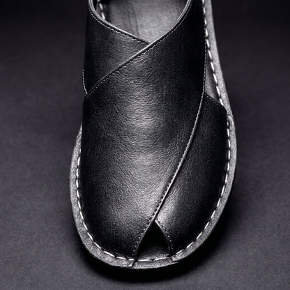 STEFANO™ - STITCHED SLIP-ON MULES