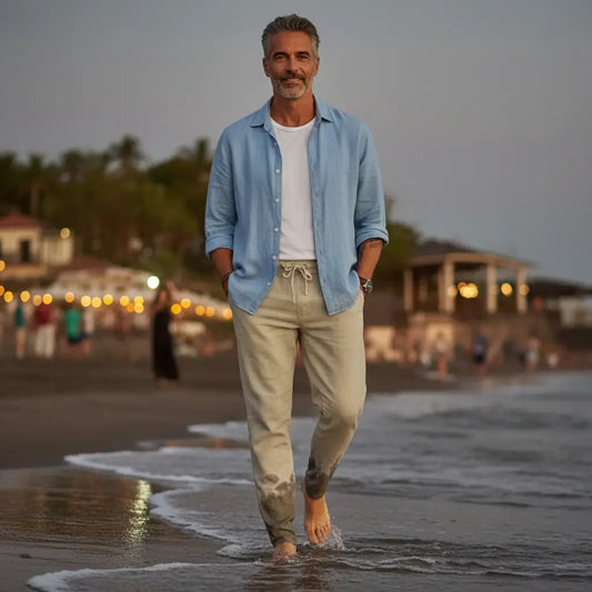 Antaradus - Linen Beach Pants