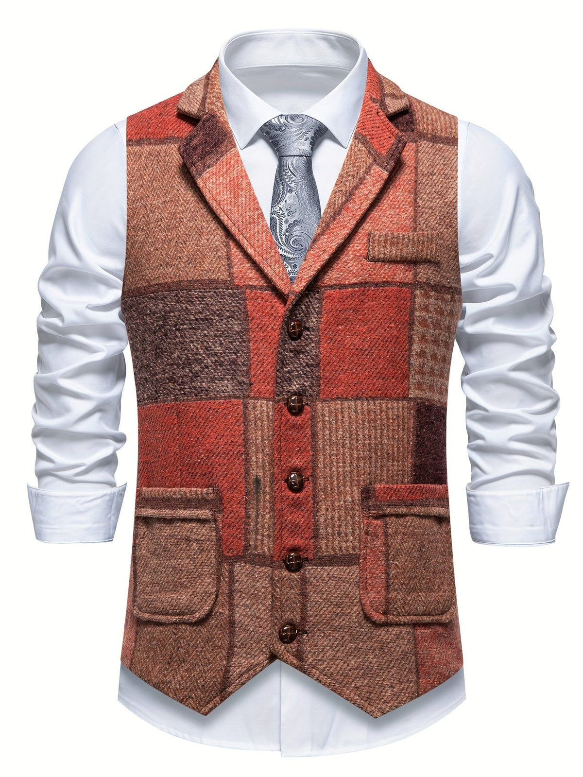 WINSLOW™ - HERRINGBONE TWEED GILET