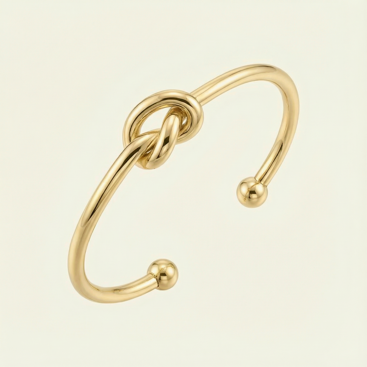 KNOTGOLD™ - GOLDEN BRACELET WITH KNOT DETAIL
