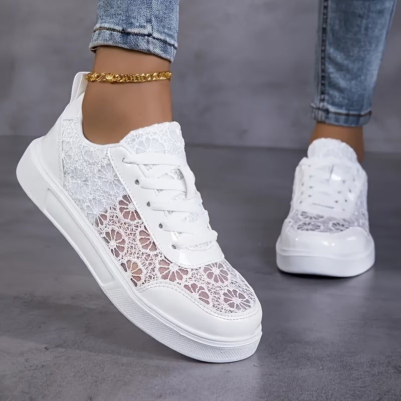 CAMILLE™ - FLORAL LACE SNEAKERS