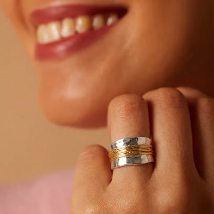 Antaradus - Two-Tone Ring Silver & Gold