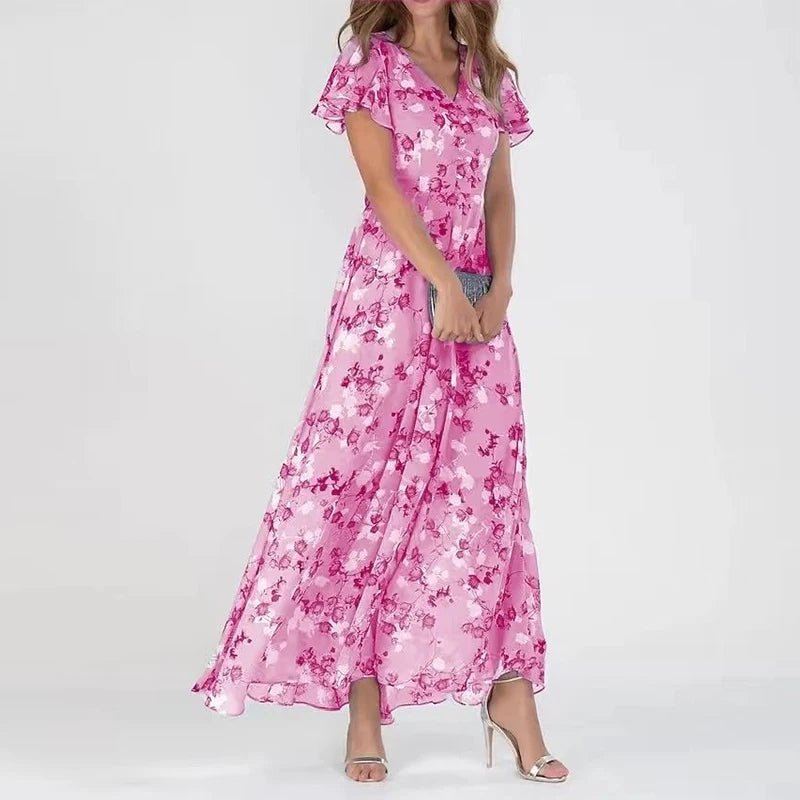 PETRINA™ - FLARED SLEEVE DRESS
