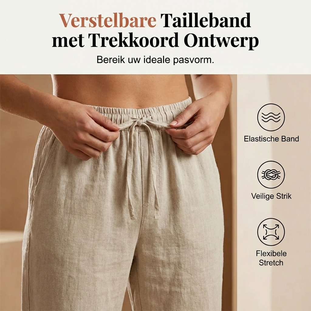 LALUNA™ - COTTON LINEN SHORTS