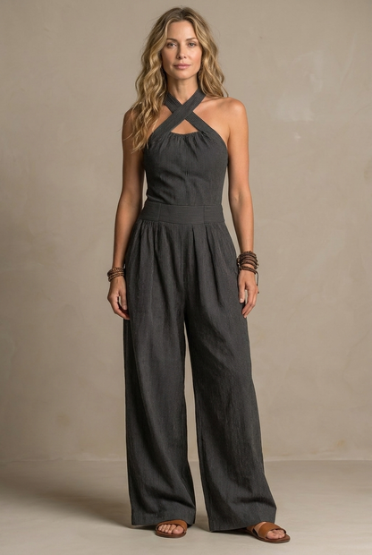 Antaradus - Ariana Elegant Crossover Jumpsuit