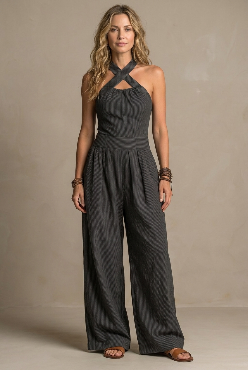 ARIANA™ - ELEGANT CROSSOVER JUMPSUIT