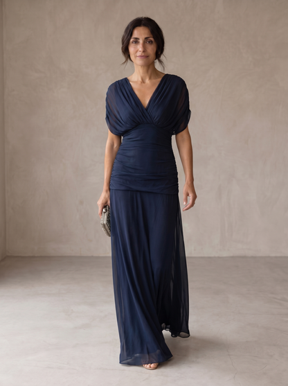 AVERY™ - PLEATED ELEGANT DRESS