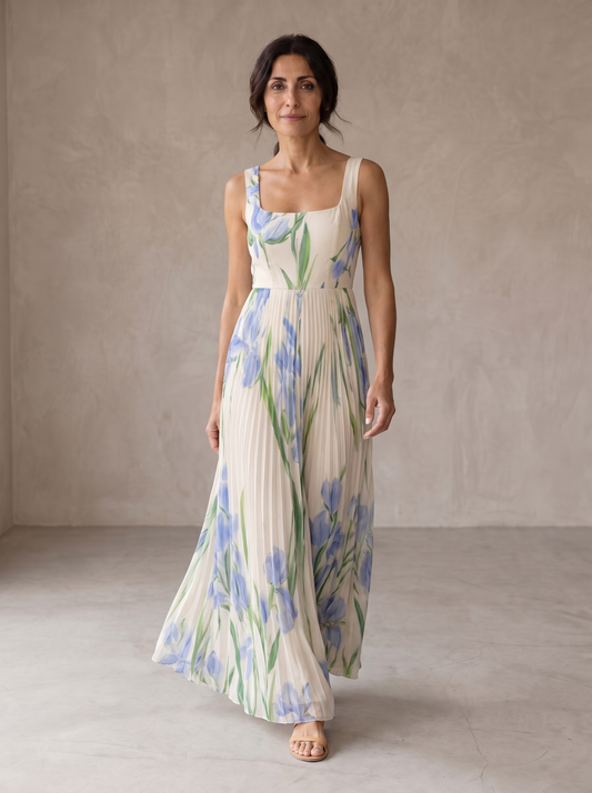 ORIAH™ - FLORAL A-LINE MAXI DRESS