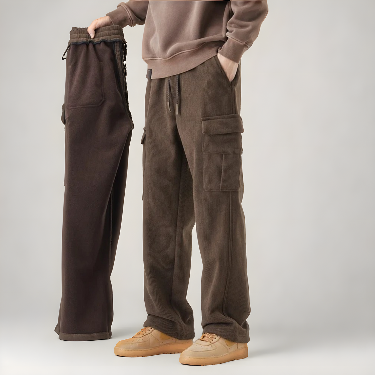 CALLOWAY™ - FLEECE CARGO SWEATPANTS
