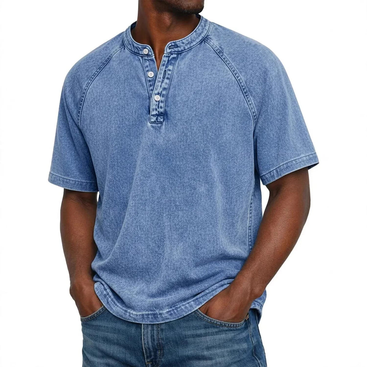 CAZEL™ - NAUTICAL HENLEY SHIRT