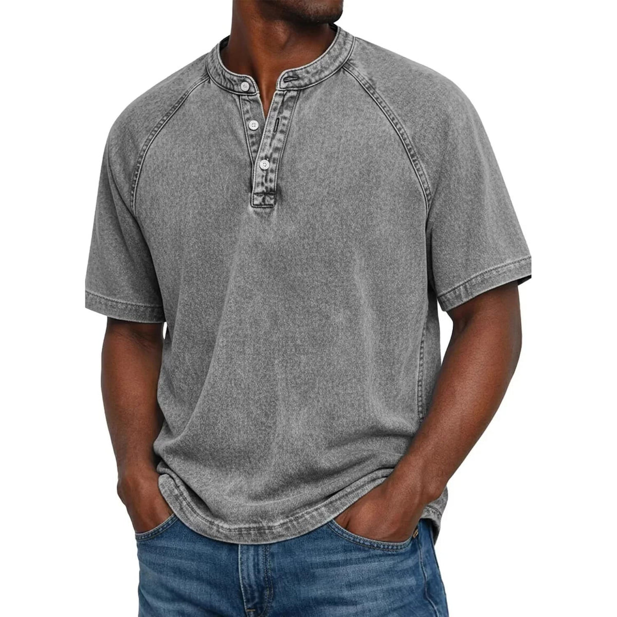 CAZEL™ - NAUTICAL HENLEY SHIRT