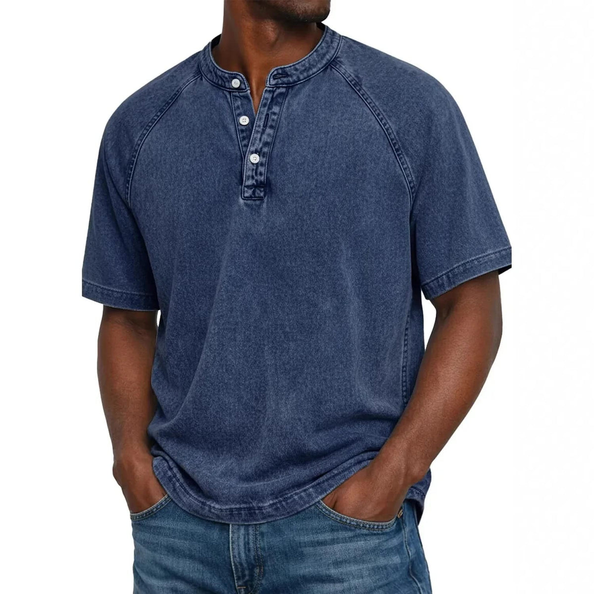 CAZEL™ - NAUTICAL HENLEY SHIRT