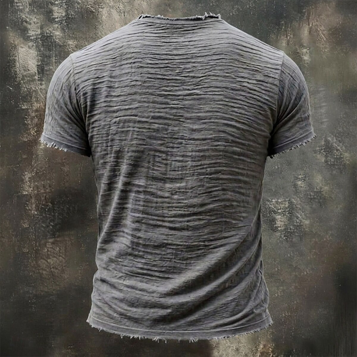 ALESSIO™ - RAW-EDGE V-NECK TEE