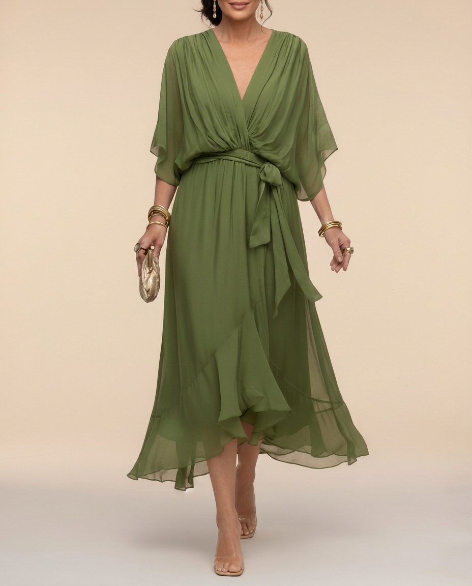AURELIA™ - MULTICOLOUR FLOW DRESS