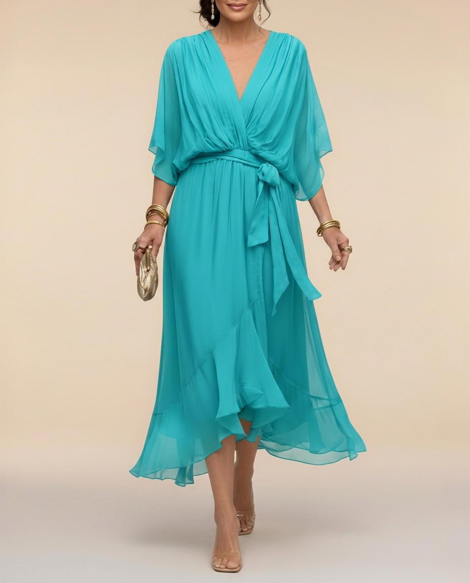 AURELIA™ - MULTICOLOUR FLOW DRESS