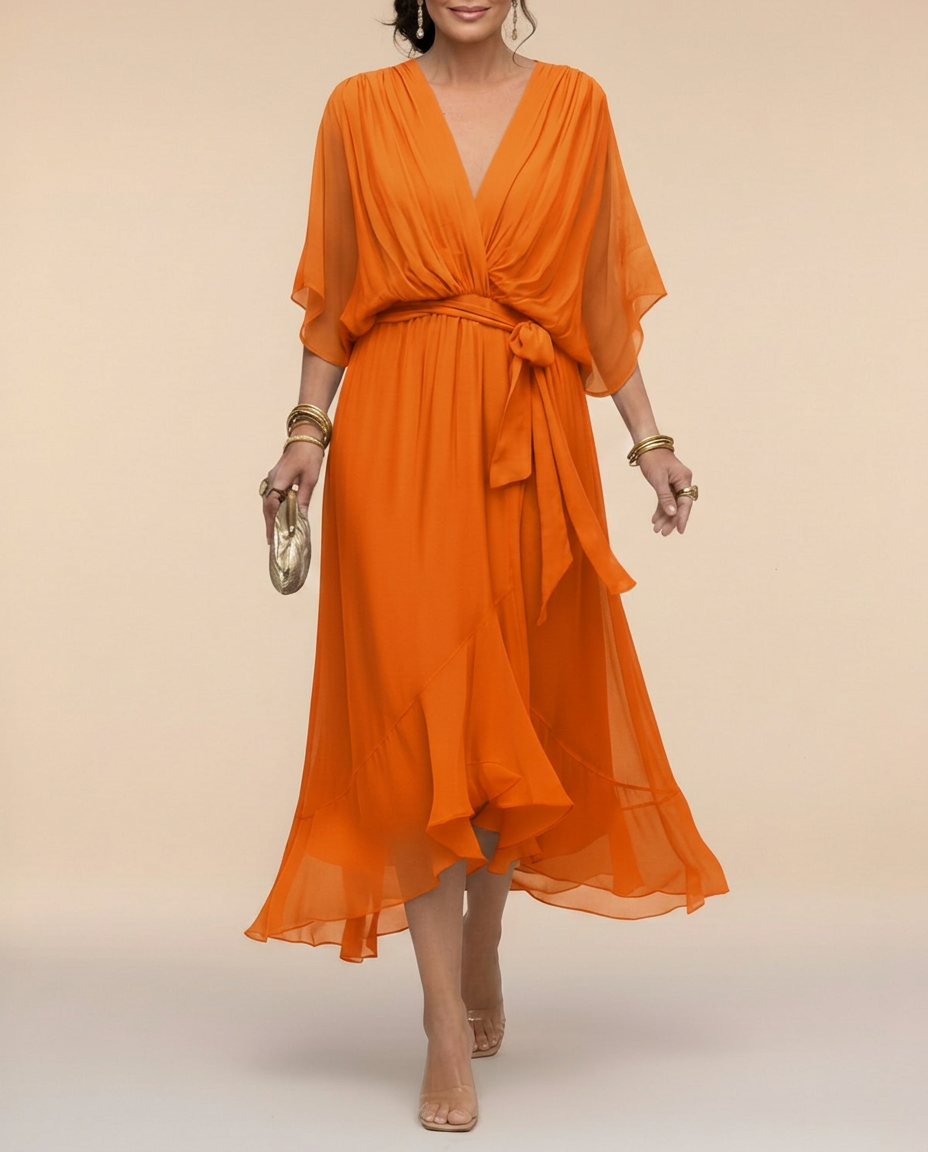 AURELIA™ - MULTICOLOUR FLOW DRESS