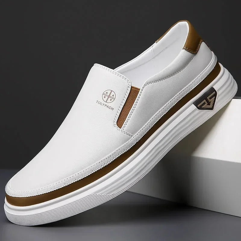 WESTON™ - LEATHER SLIP-ON SNEAKERS