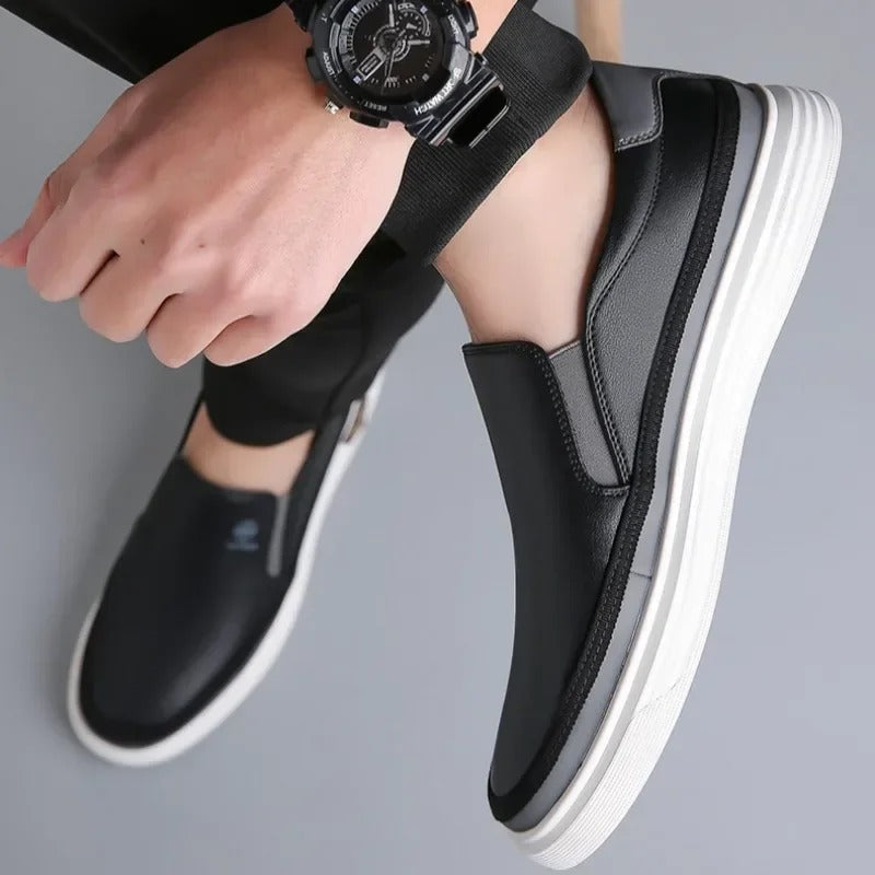 WESTON™ - LEATHER SLIP-ON SNEAKERS