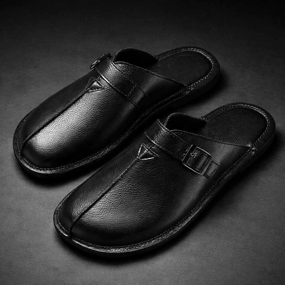 RICCARDO™ - BUCKLE SLIP-ON MULES