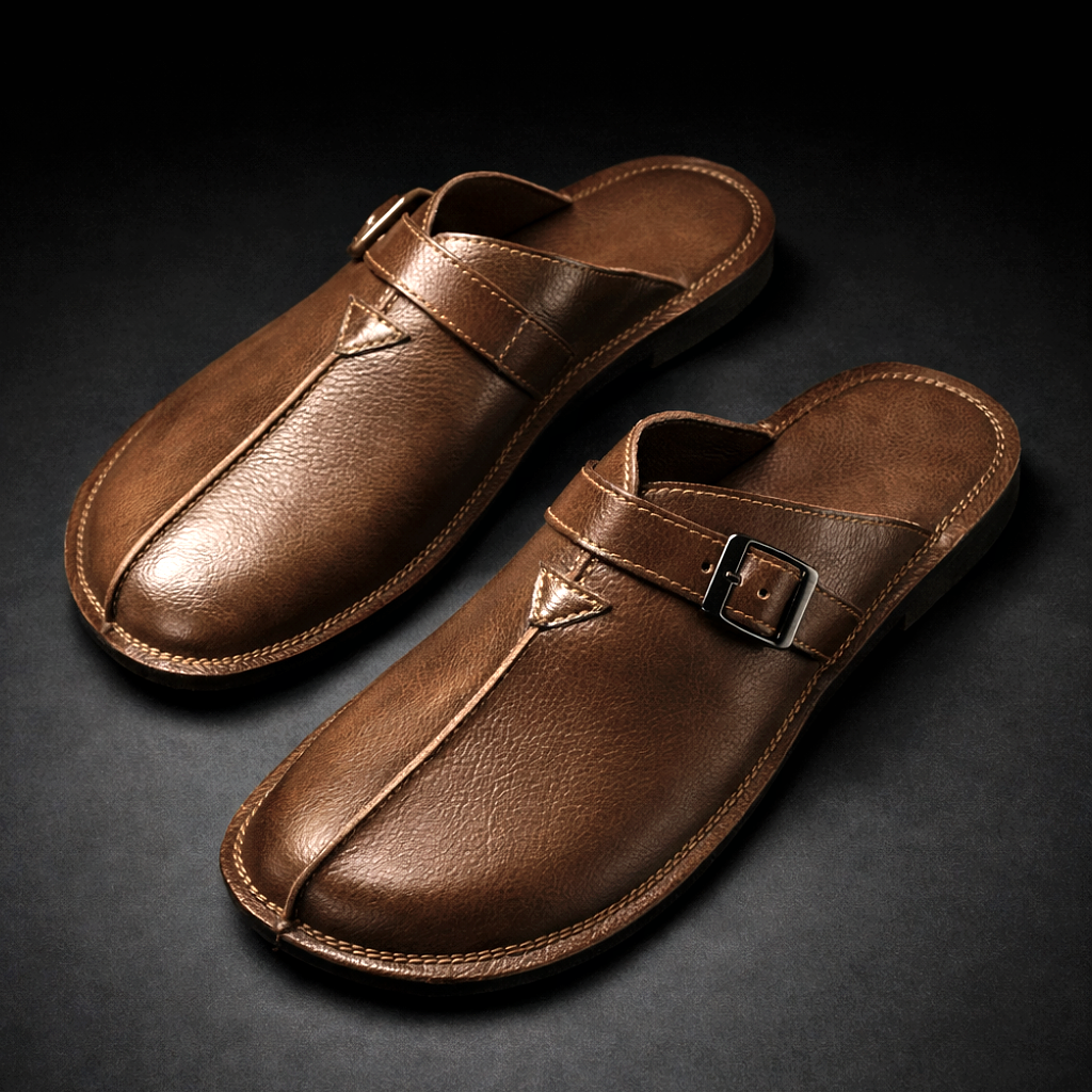 RICCARDO™ - BUCKLE SLIP-ON MULES