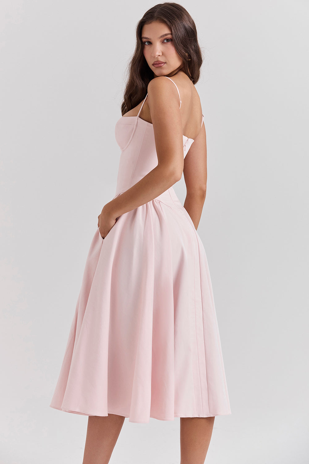 ROMA™ - CORSET-BODICE MAXI DRESS
