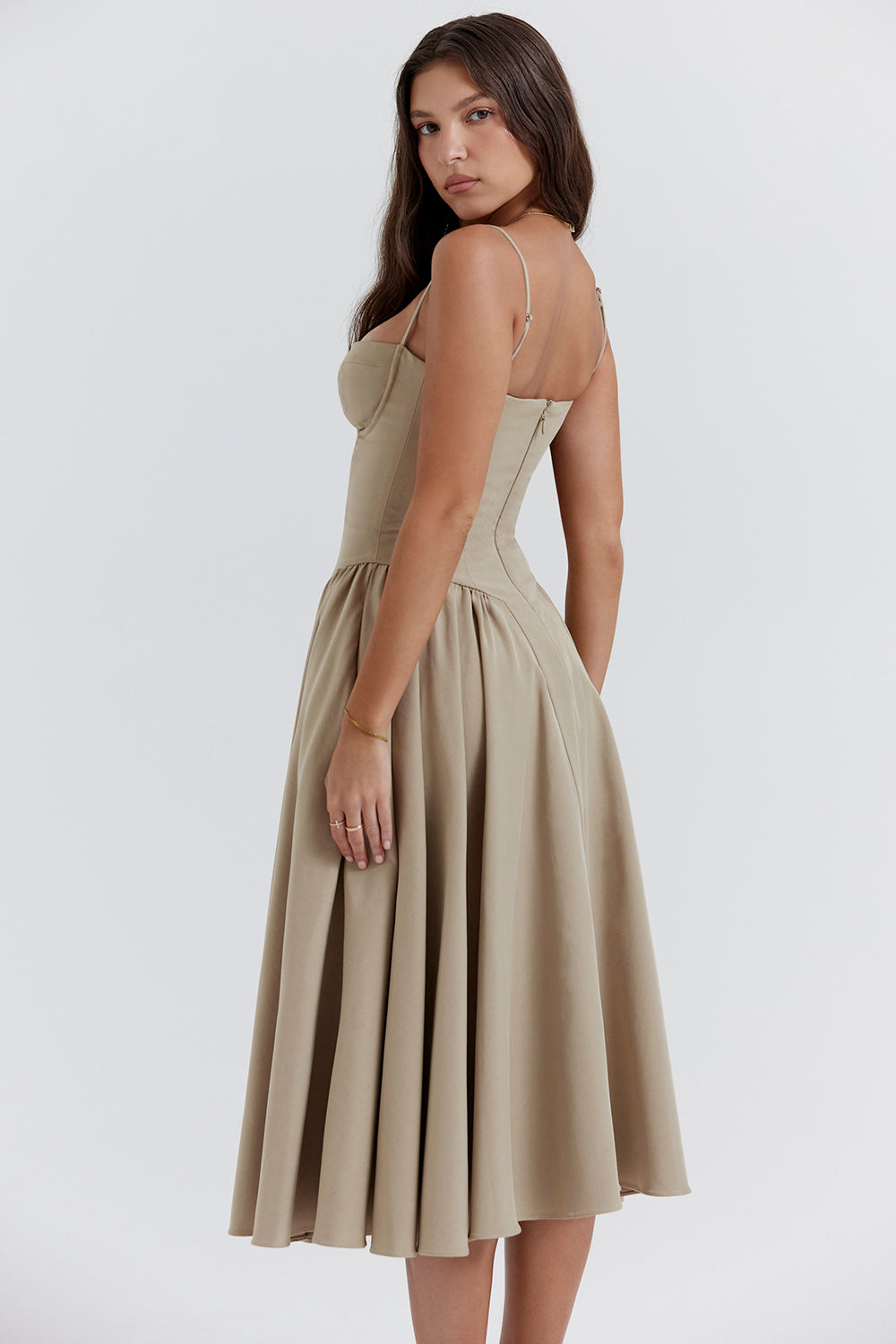 ROMA™ - CORSET-BODICE MAXI DRESS