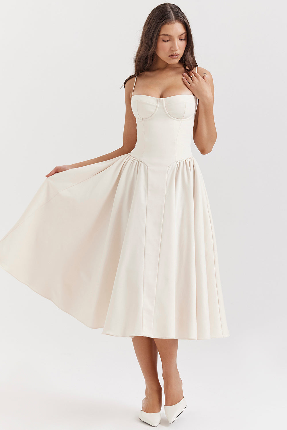 ROMA™ - CORSET-BODICE MAXI DRESS