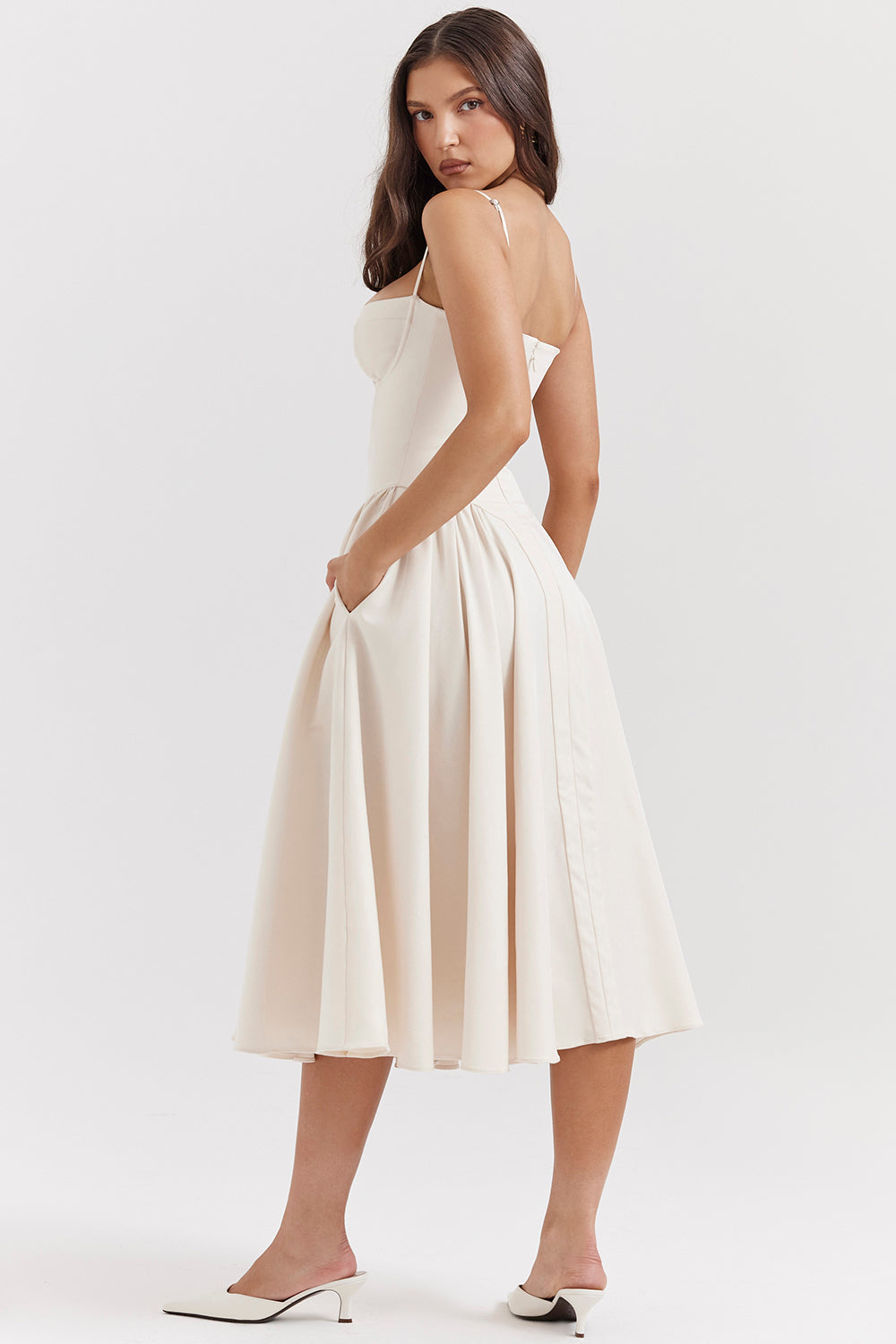ROMA™ - CORSET-BODICE MAXI DRESS
