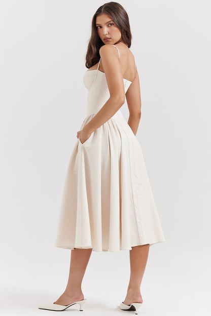 ROMA™ - CORSET-BODICE MAXI DRESS